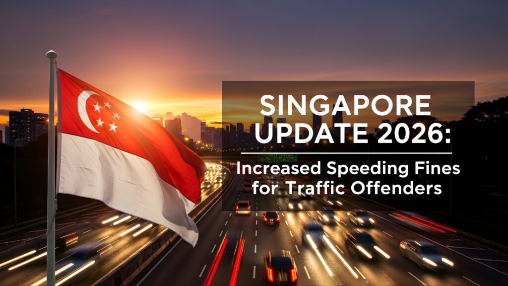 Singapore Driving Update 2026: Increased Speeding Fines for Traffic Offenders