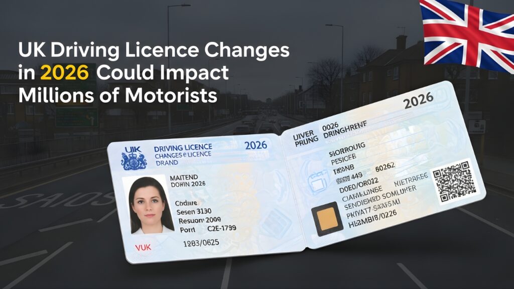 UK Driving Licence Changes in 2026 Could Impact Millions of Motorists